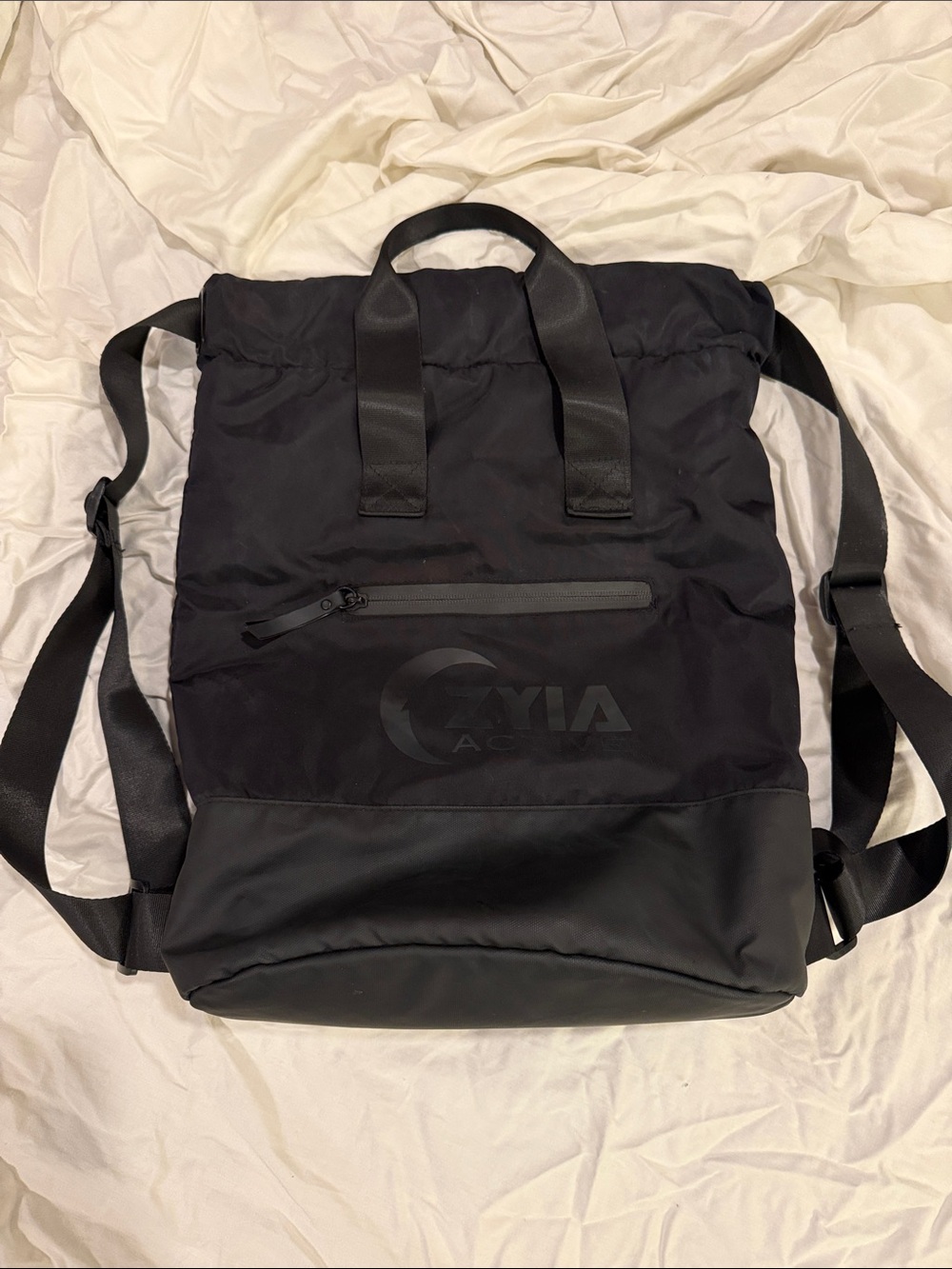 Black Tote Backpack